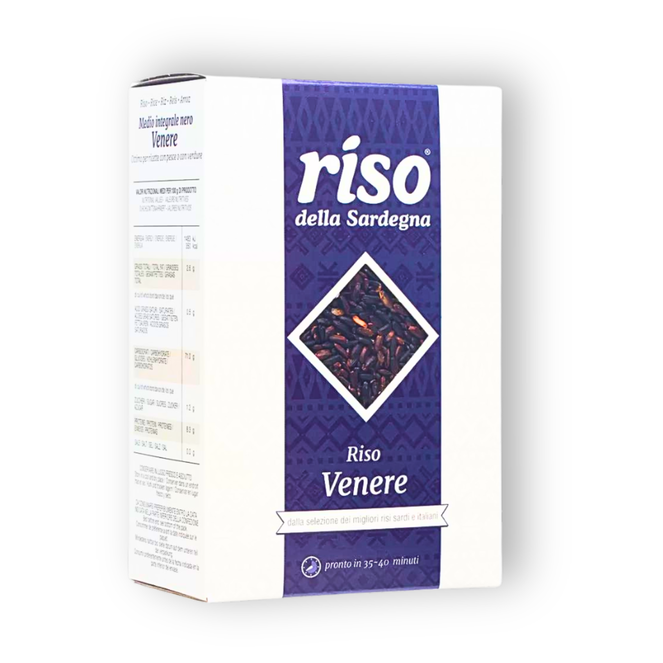 Riso Venere - schwarzer Vollkornreis aus Sardinien - Sapori Sardi