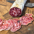 Salame al tartufo LUX Maletti - Trüffelsalami aufgeschnitten