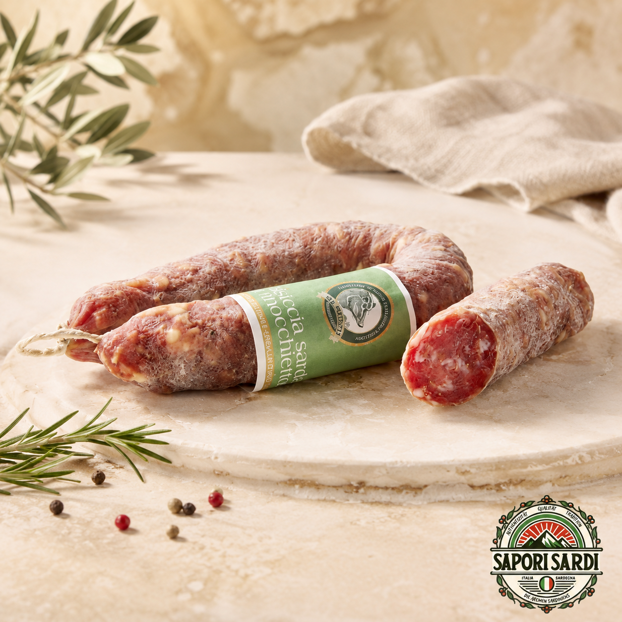 Salsiccia Sarda al Finocchietto Su Sirboni - sardische Fenchelwurst