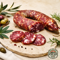 Salsiccia Sarda al Mirto Su Sartizzu – Sardische Wurst mit Myrte aufgeschnitten