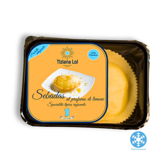 Seadas - knusprige Teigtaschen gefüllt mit mildem Käse aus Sardinien - Sapori Sardi Seadas TizianaLoi