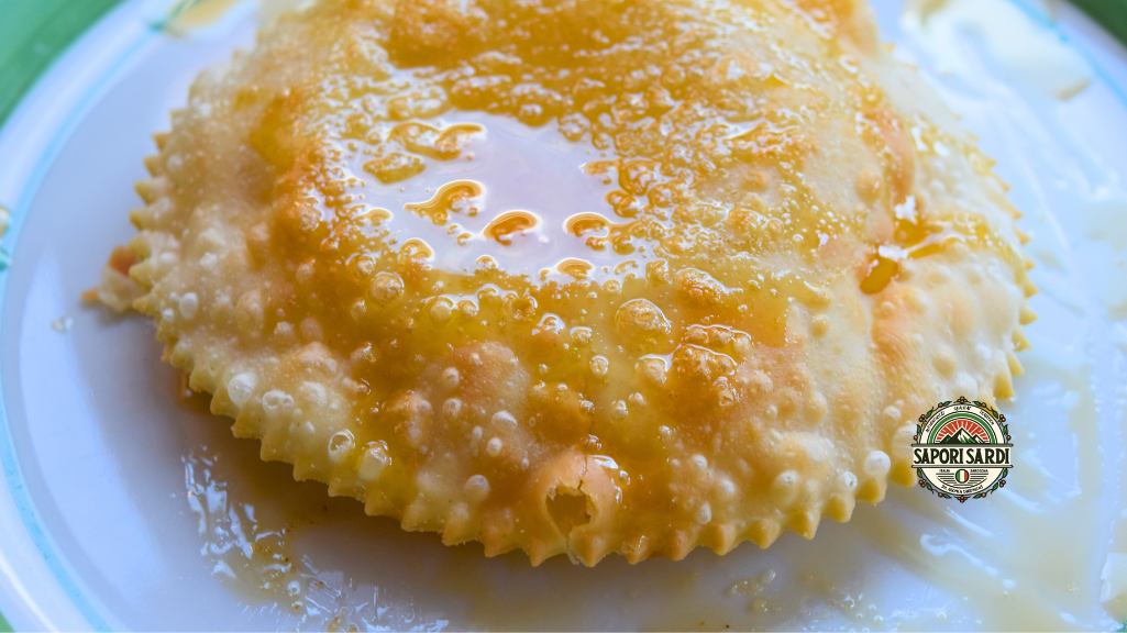 Seadas mit warmen Honig übergossen.