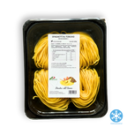 Spaghetti al Torchio. Frische bronzegezogene Spaghetti mit rauer befläche für perfekte Saucenhaftung.