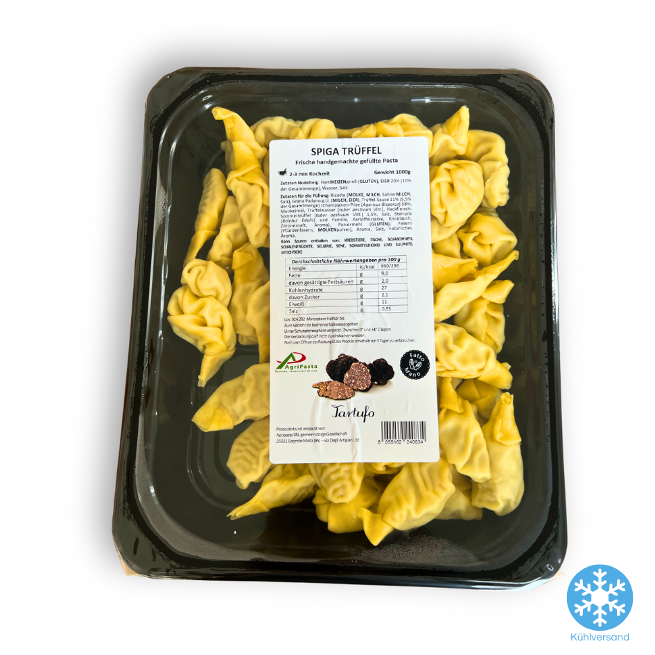 Spiga Trüffel – Frische handgemachte Pasta gefüllt mit Trüffel - Trüffel Nudeln