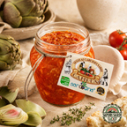 Sugo ai Carciofi Sardi – Sugo mit sardischen Artischocken geöffnet