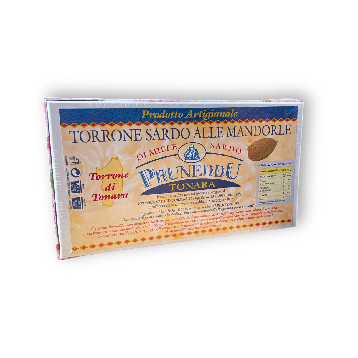 Torrone Sardo alle Mandorle – Traditioneller Sardischer Nougat mit Mandeln - Sapori Sardi