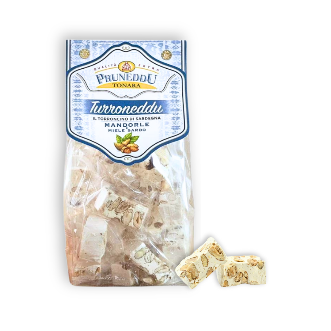 Torroncini "Torroneddu" mit Mandeln und Honig - Torrone aus Sardinien - Sapori Sardi