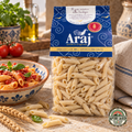 Araj Lapis Cappelli mit sardischer Pasta und Tomatensauce